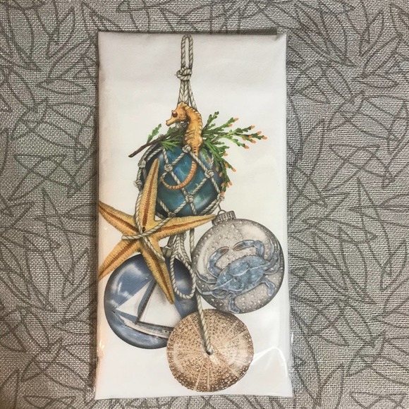Mary Lake Thompson Nautical Beach Ornaments Flour Sack Towel NEW - Picture 5 of 5